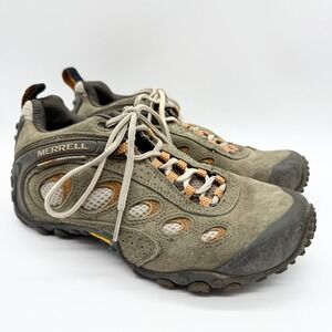 Merrell Chameleon II Ventilator Womens Lace Up Outdoor Shoe Tan Orange Size 8